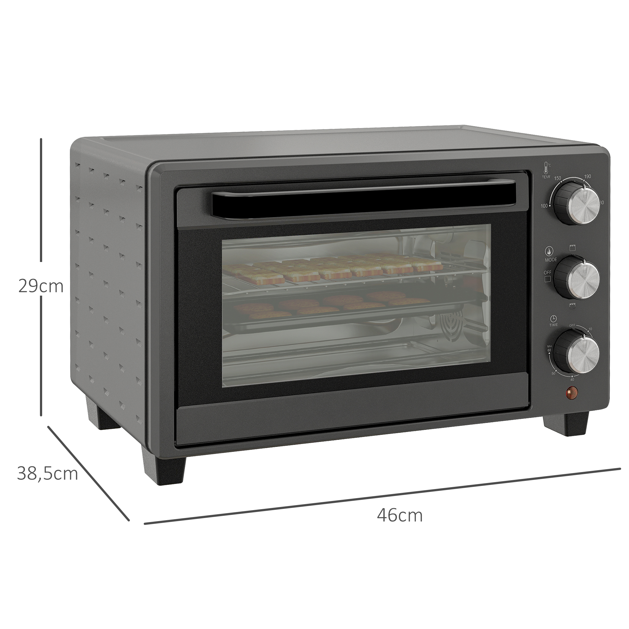 Miniahi, 21 l, 1400 W, hall, roostevaba teras - Pilt 3